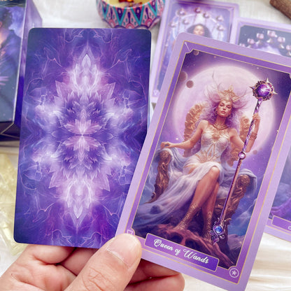 💜🔮Sueña en Morado con Tarot Fantasía 🌌🃏✨