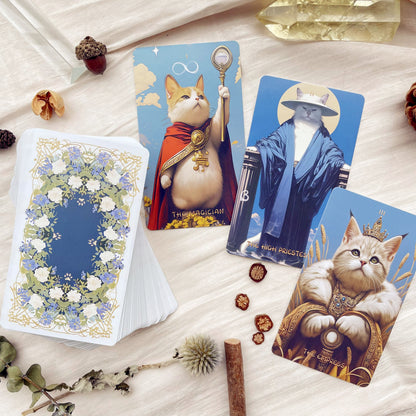 🐾✨Descubre la sabiduría felina con el Tarot del Gato Gordo 😻🔑