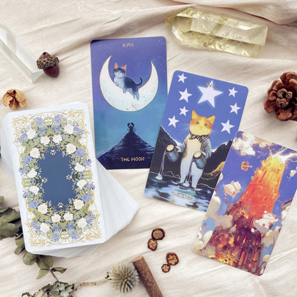 🐾✨Descubre la sabiduría felina con el Tarot del Gato Gordo 😻🔑