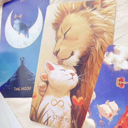 🐾✨Descubre la sabiduría felina con el Tarot del Gato Gordo 😻🔑