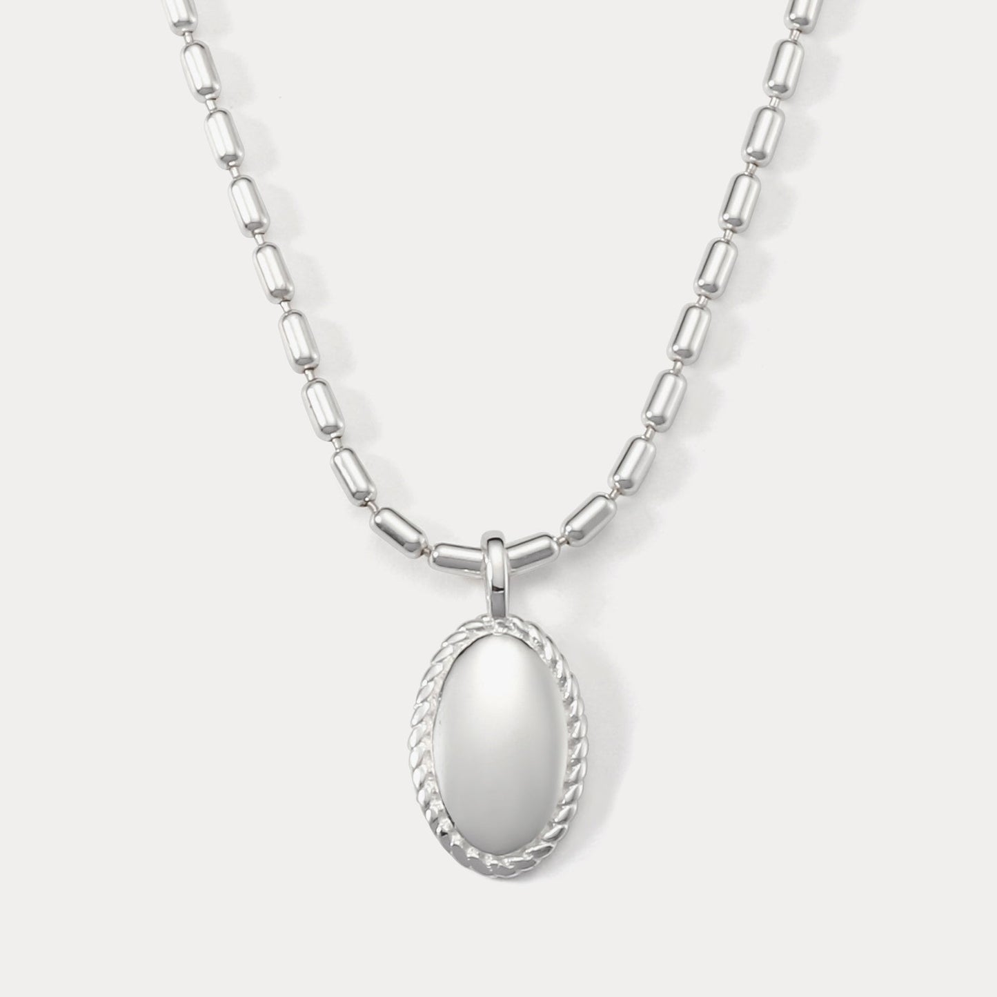 Oval Pendant Necklace