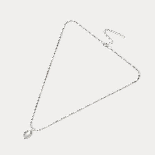Oval Pendant Necklace