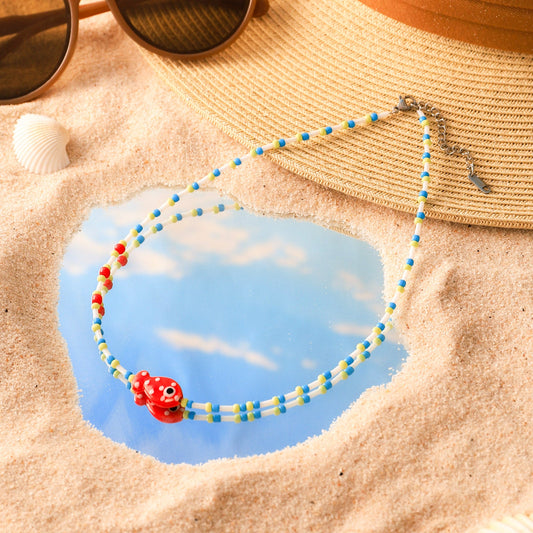 Fish Beaded Necklace
