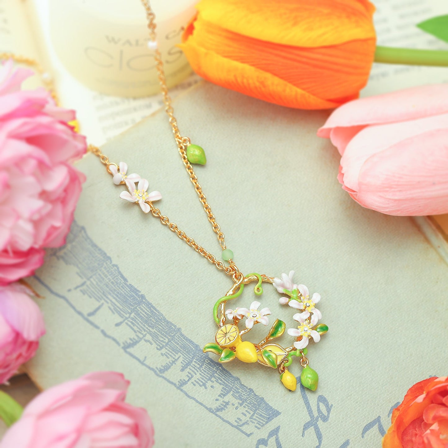 Lemon Garland Necklace