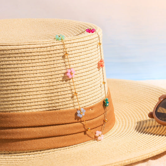 Flower Beaded Necklace
