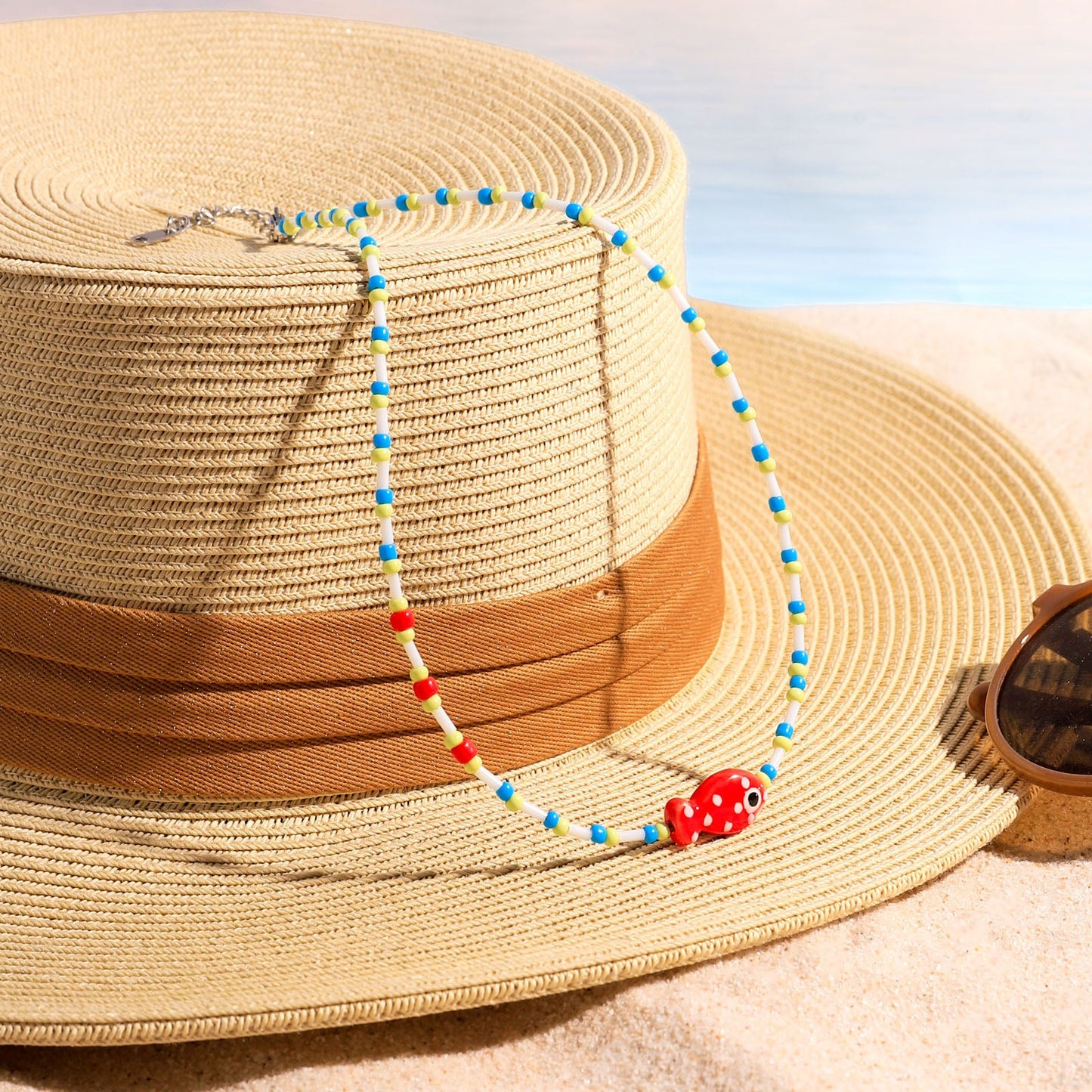 Fish Beaded Necklace