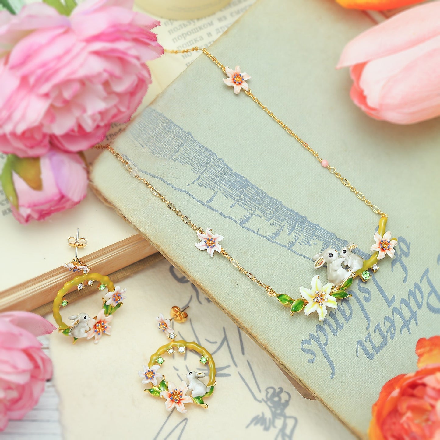 Fluffy Bunny Necklace