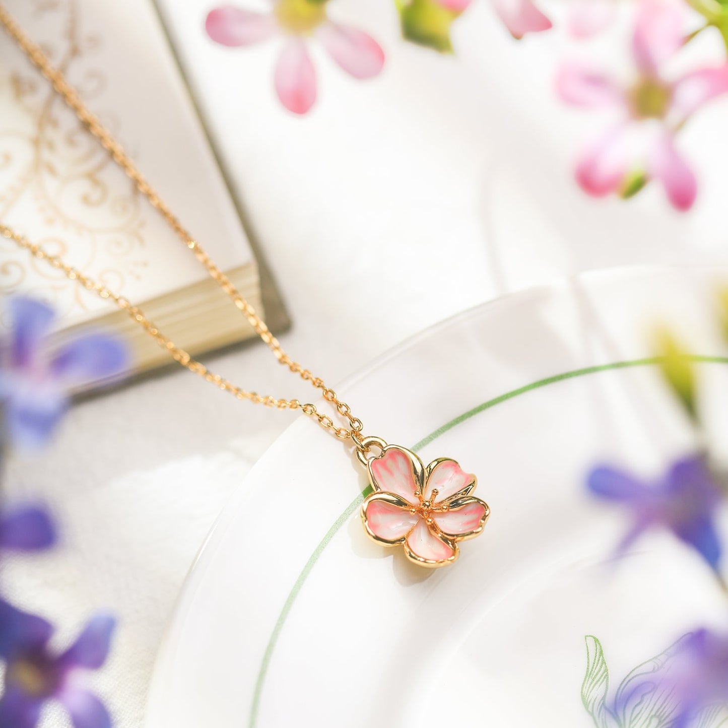 Sakura Pendant Necklace