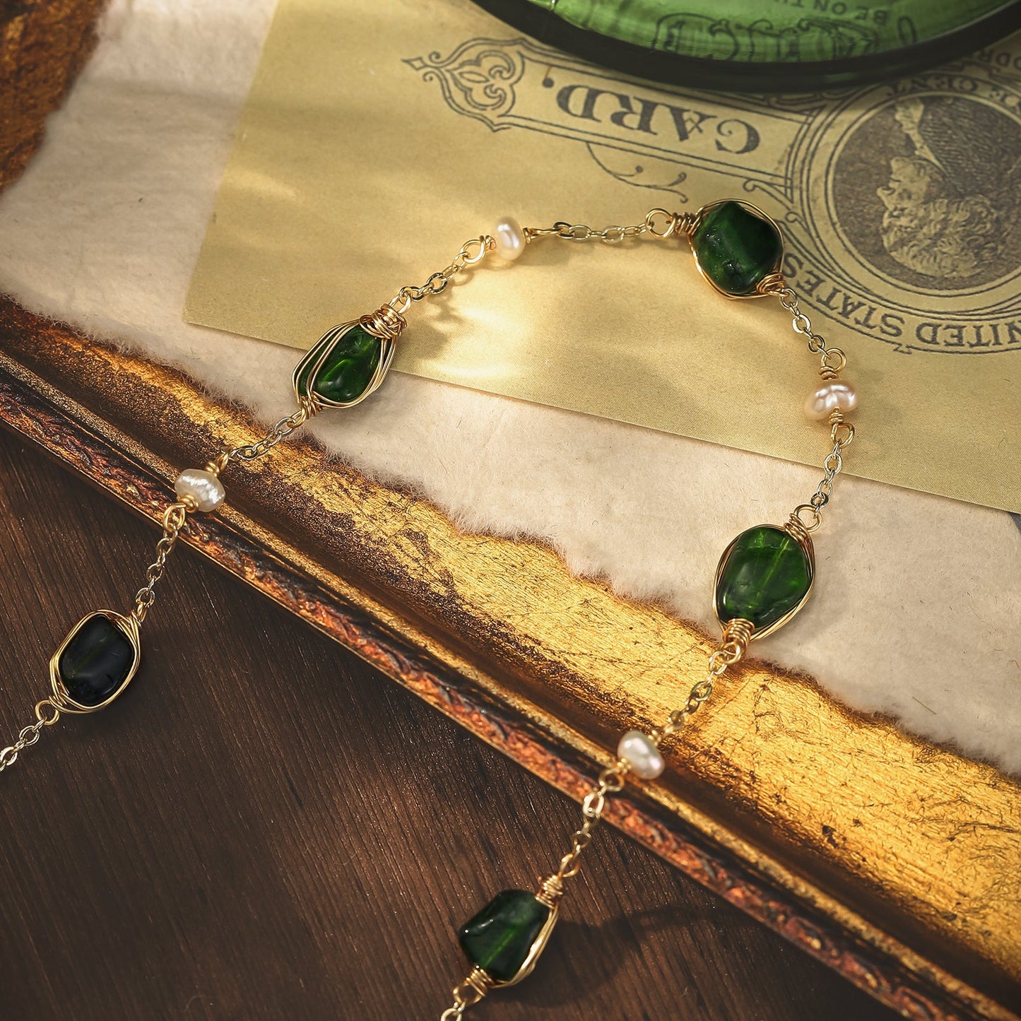 Healing Crystal Station Beaded Necklace