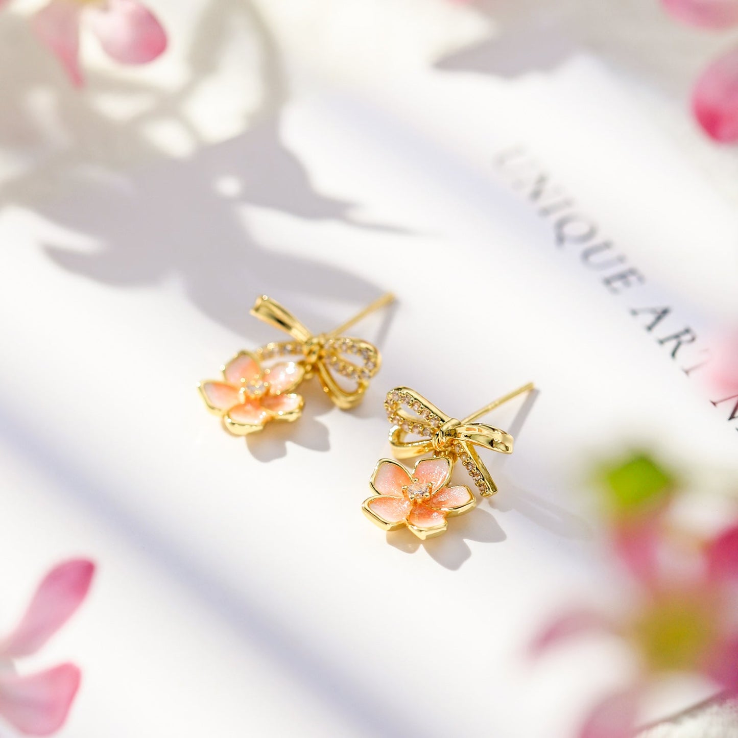 Sakura Bow Earrings