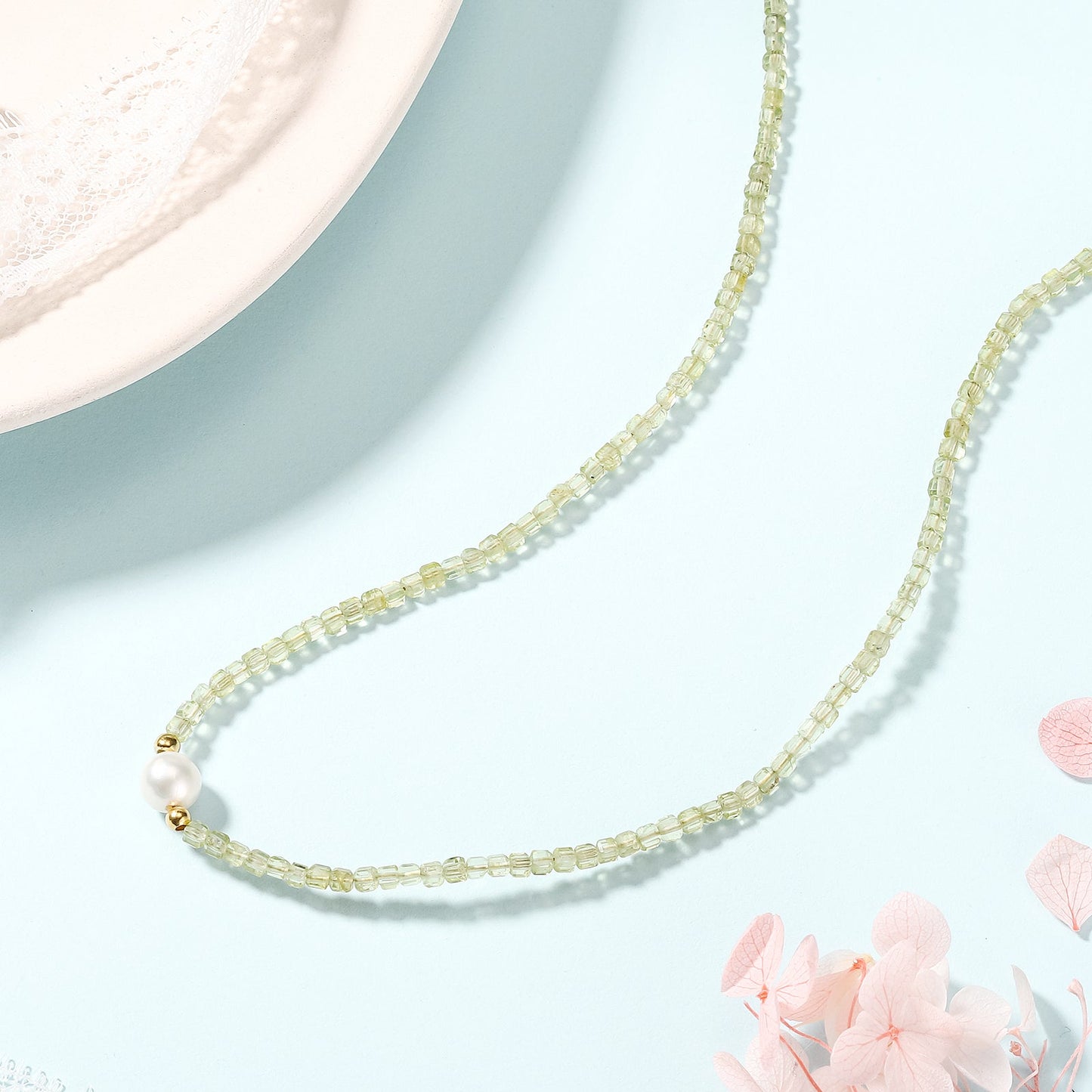 Pearl Seed Beads Necklace