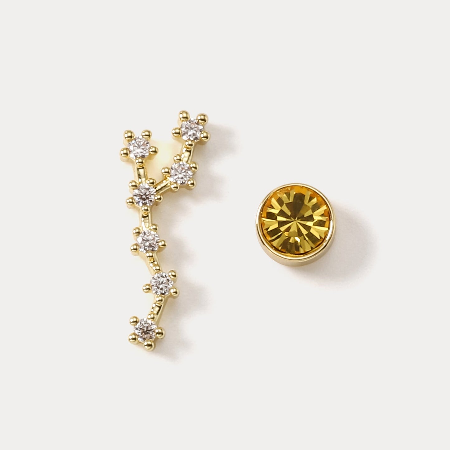 Constellation Asymmetry Stud Earrings