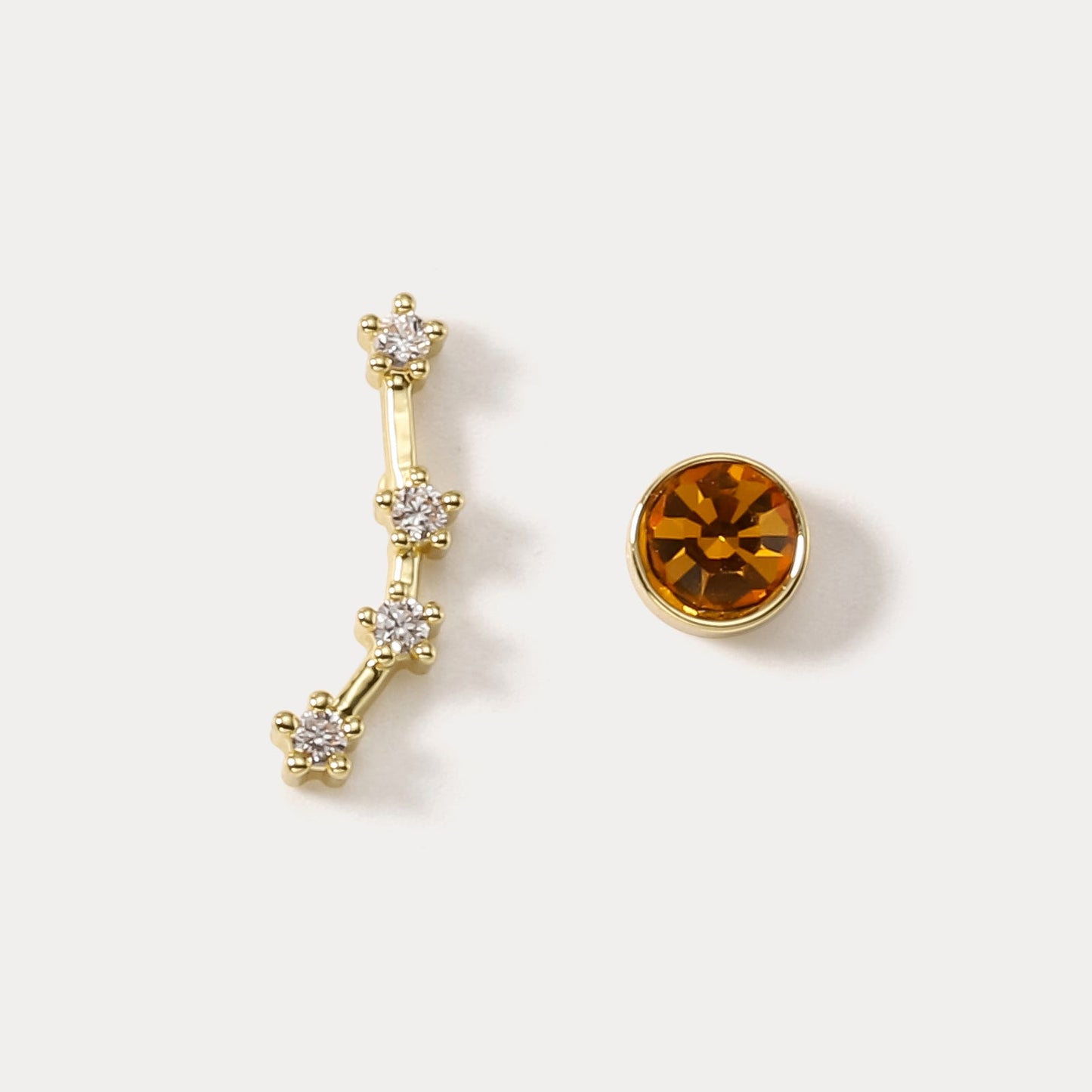 Constellation Asymmetry Stud Earrings