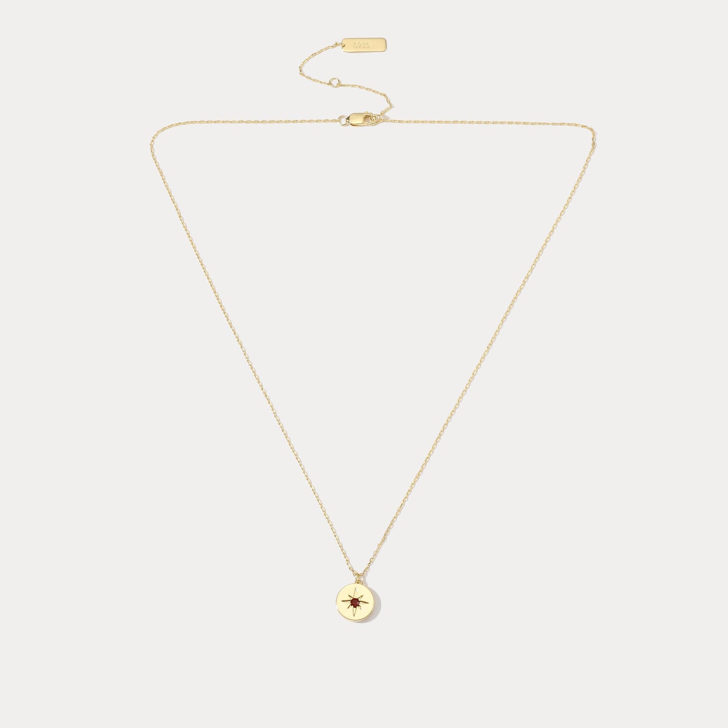 Burgundy Aurora Polaris Necklace