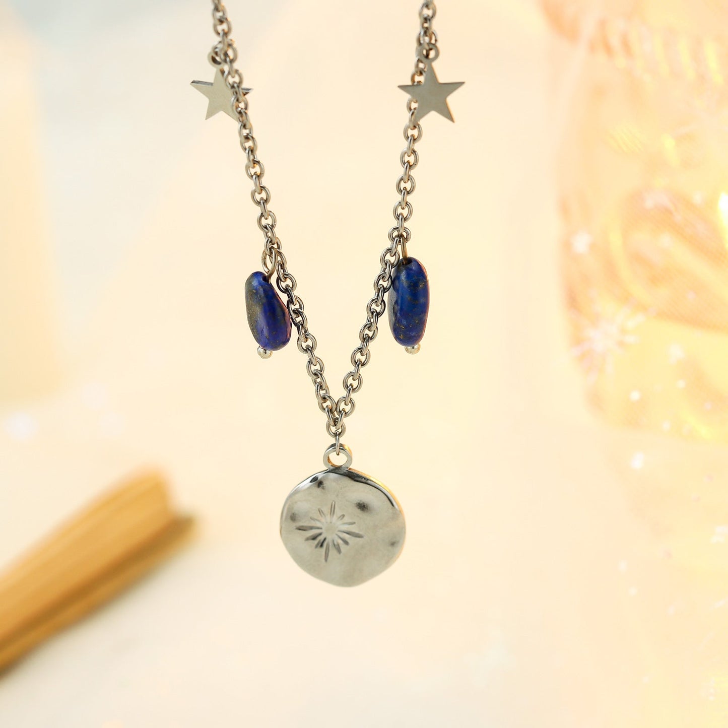 Compass Beaded Necklace