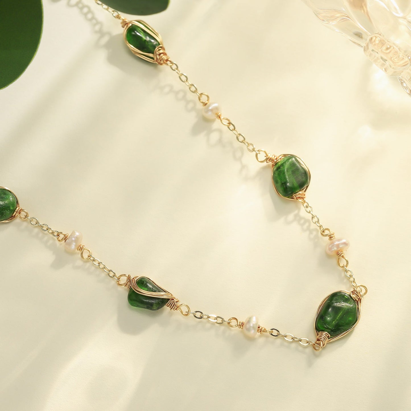 Healing Crystal Station Beaded Necklace