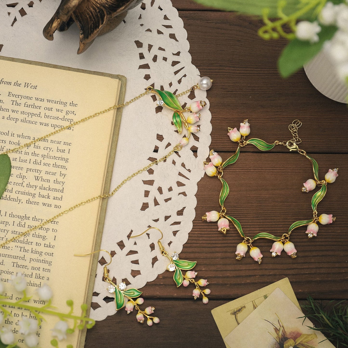 Lily Of The Valley Pearl Necklace