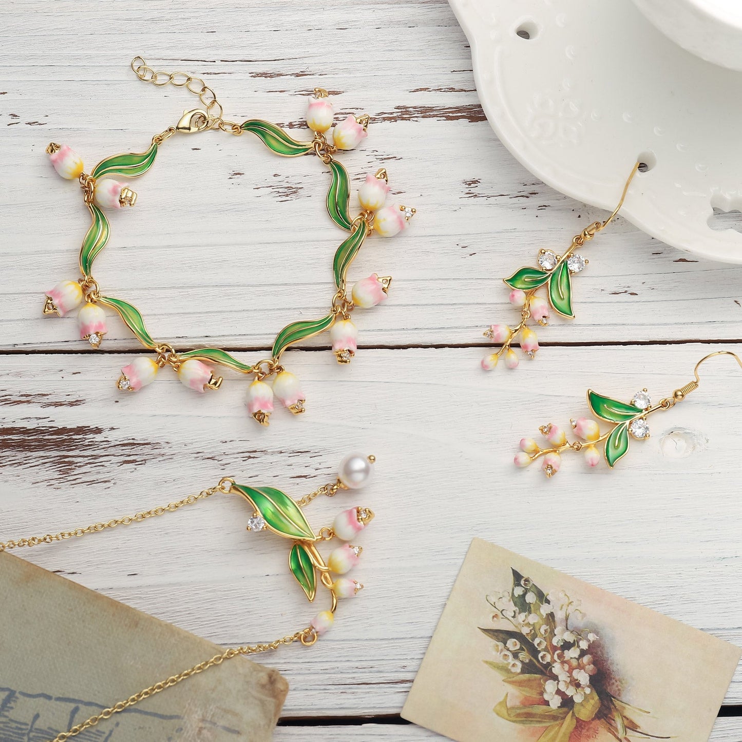 Lily Of The Valley Pearl Necklace