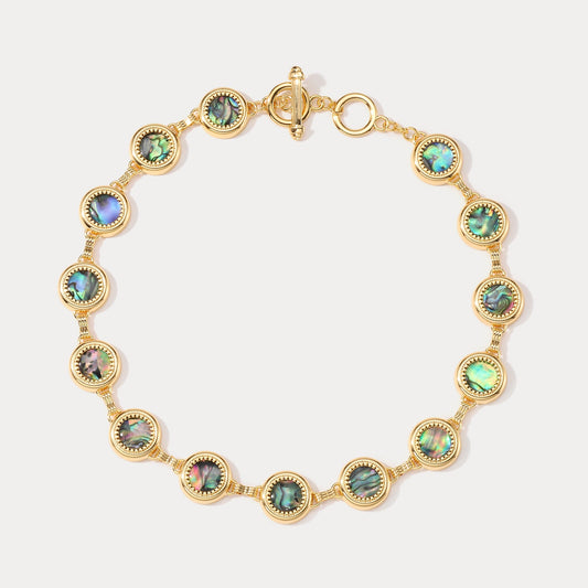 Abalone Shell Oil Painting Necklace