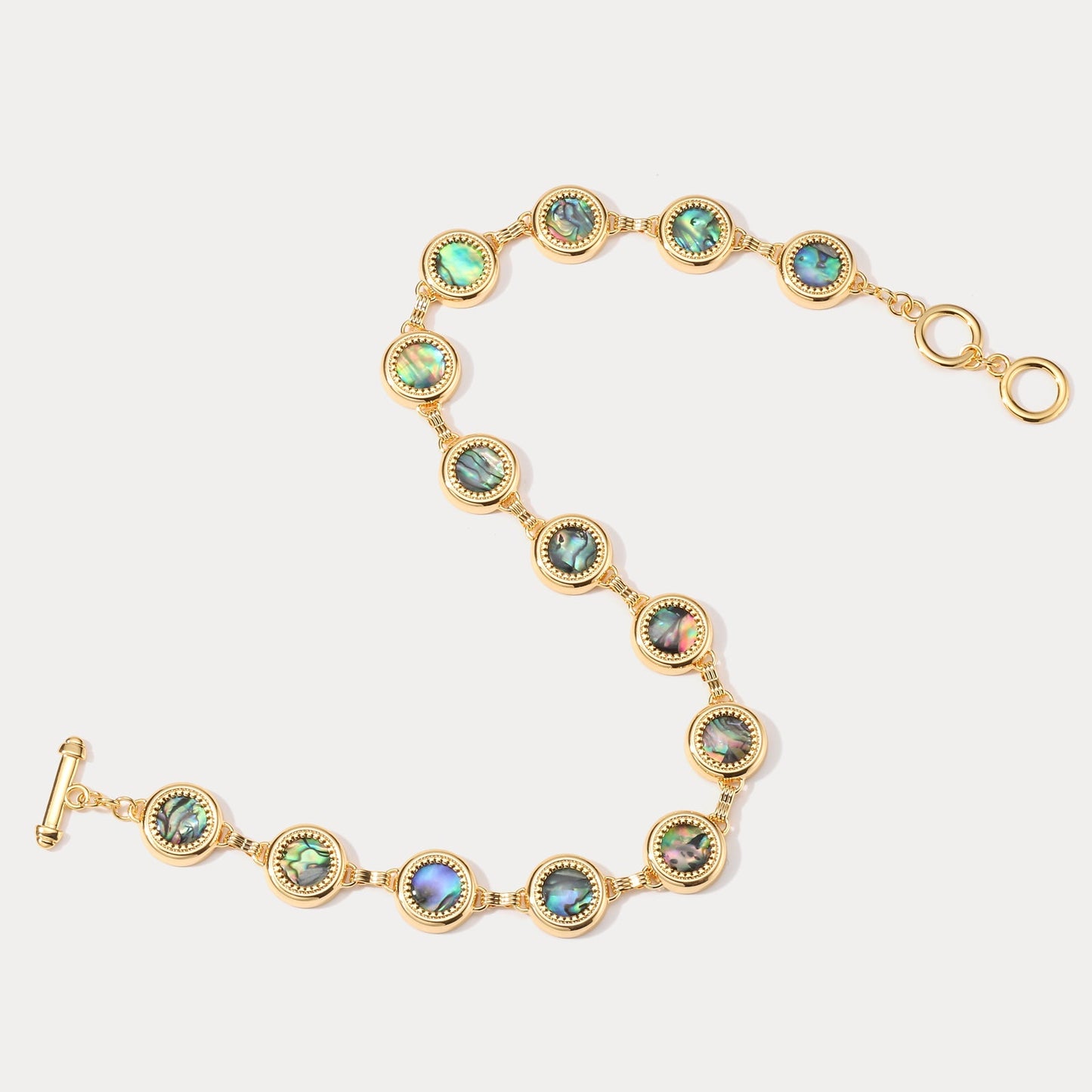 Abalone Shell Oil Painting Necklace