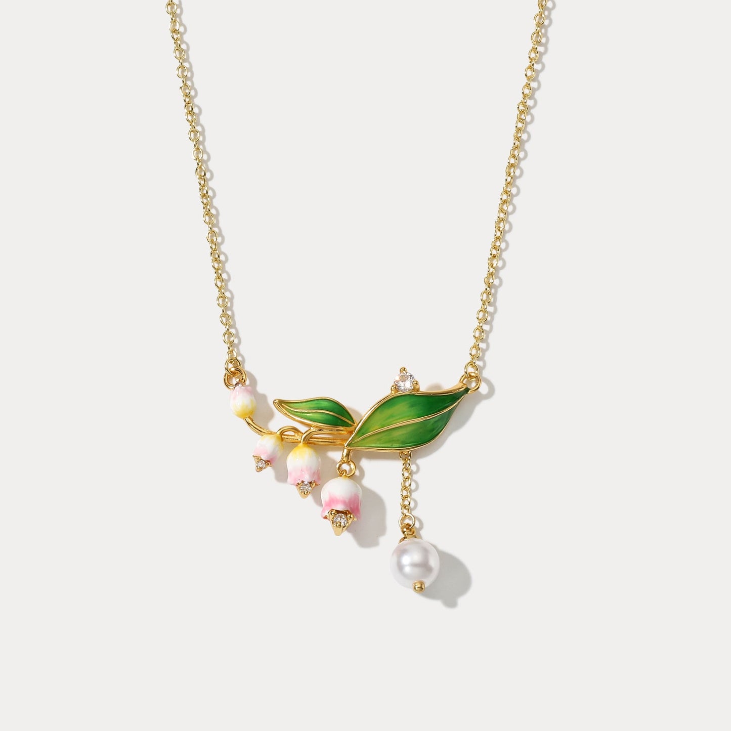 Lily Of The Valley Pearl Necklace