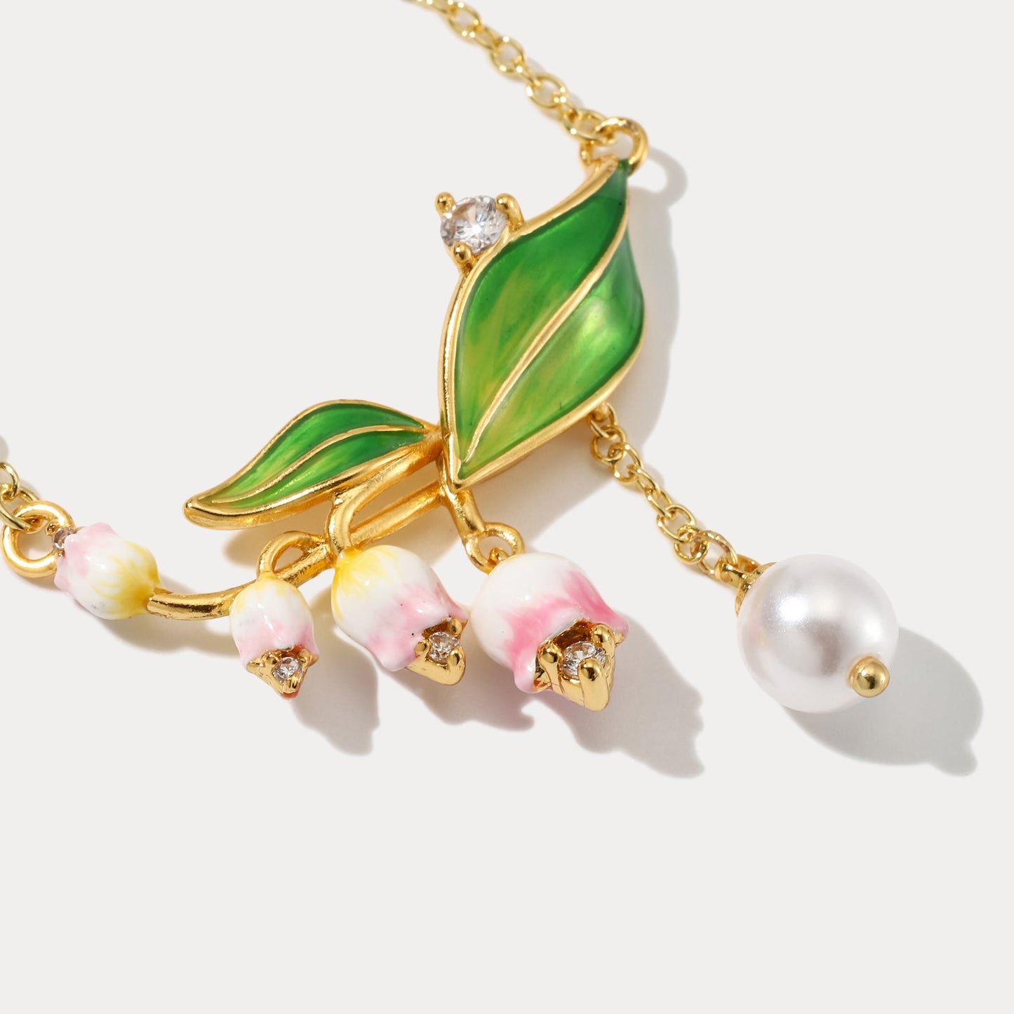 Lily Of The Valley Pearl Necklace