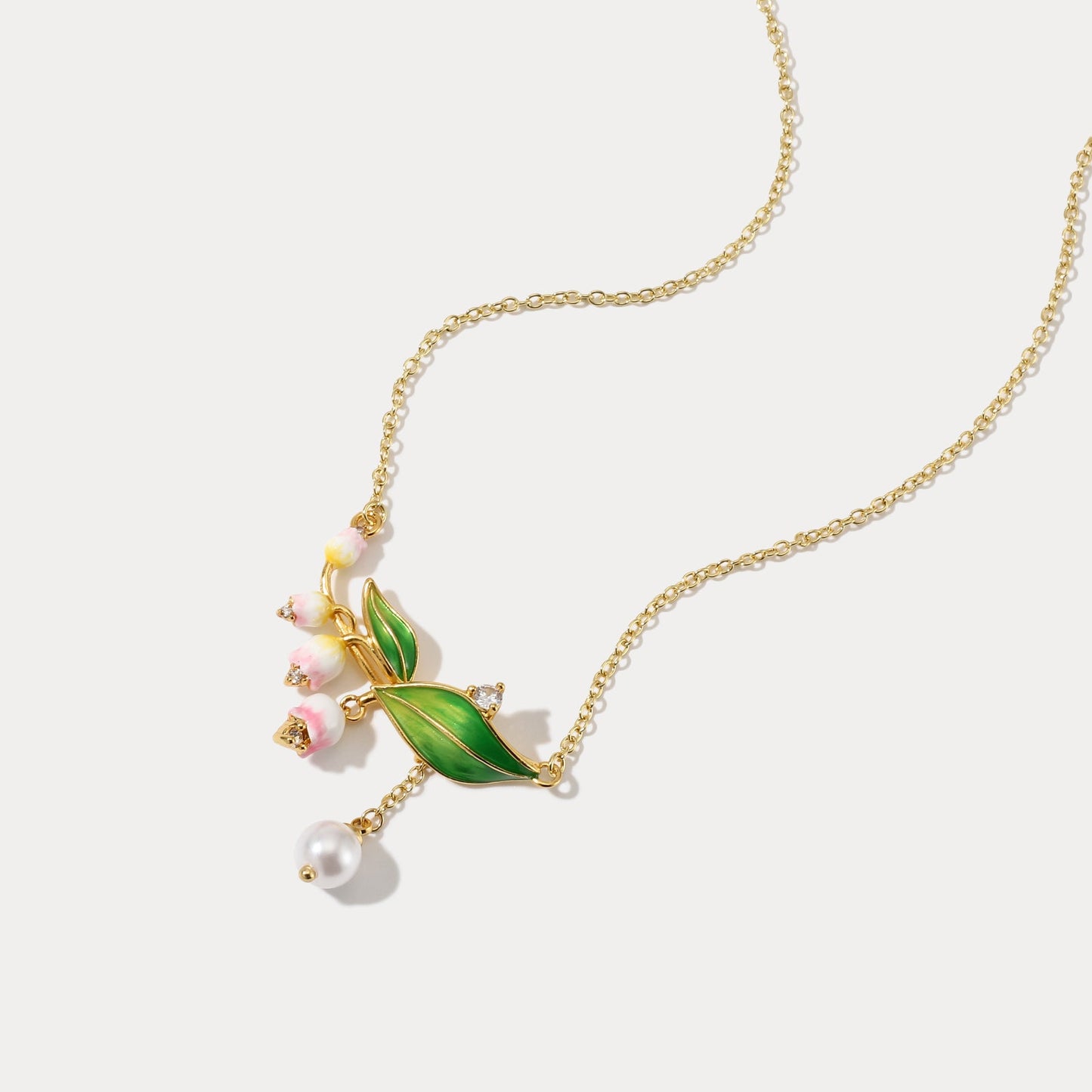 Lily Of The Valley Pearl Necklace
