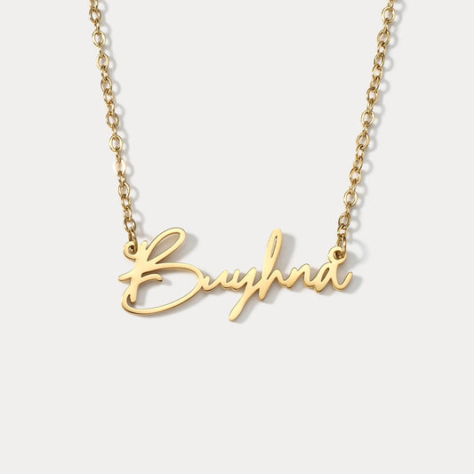 Custom Nameplate Necklace