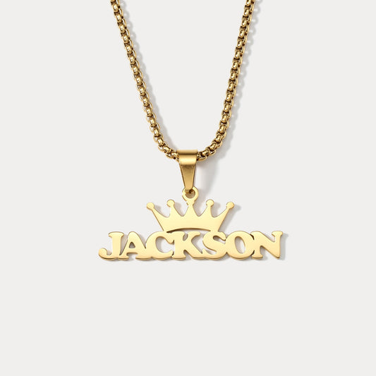 Crown Custom Name Necklace
