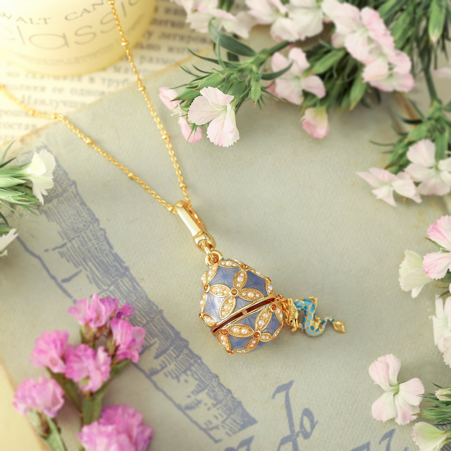 Dragon Egg Locket Necklace