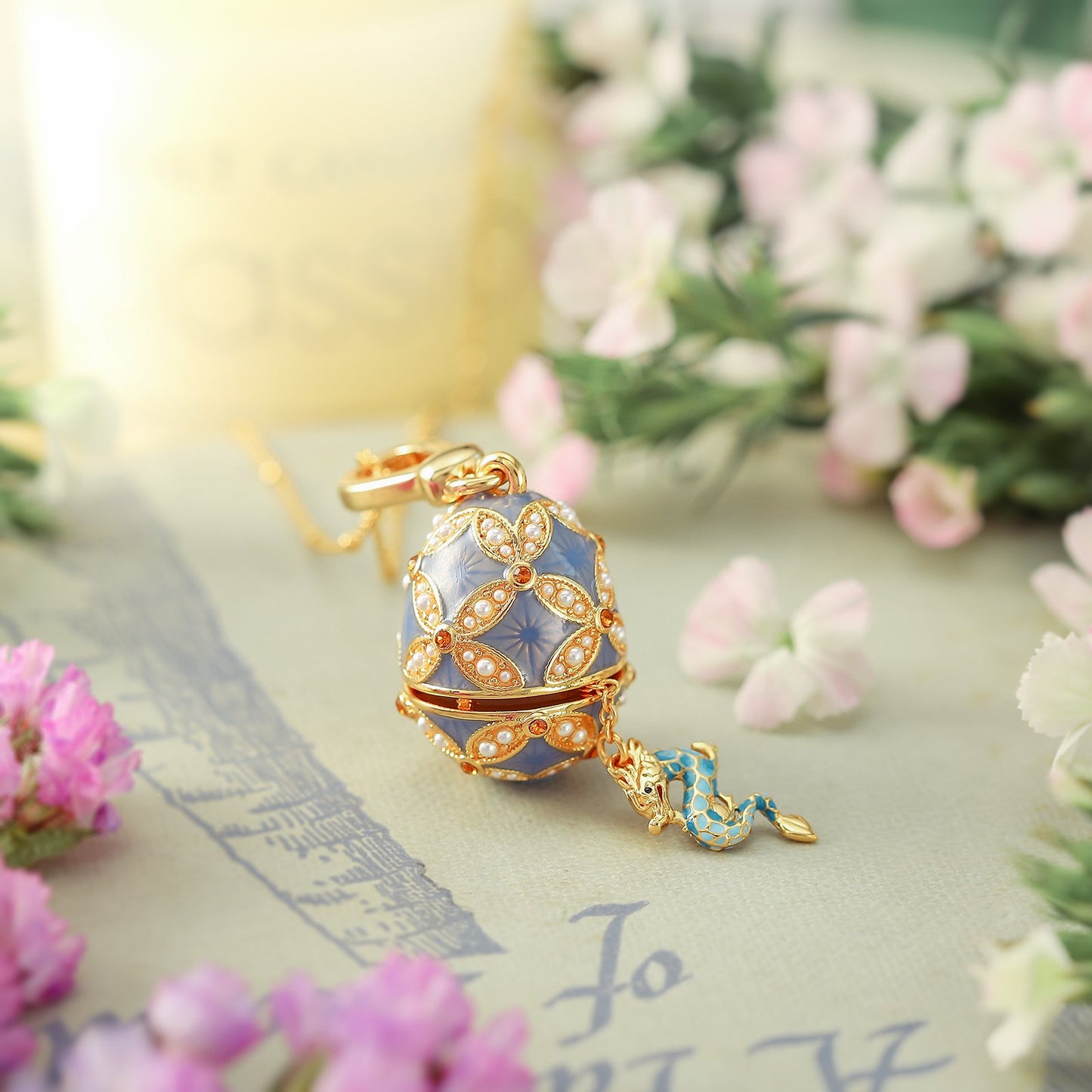 Dragon Egg Locket Necklace