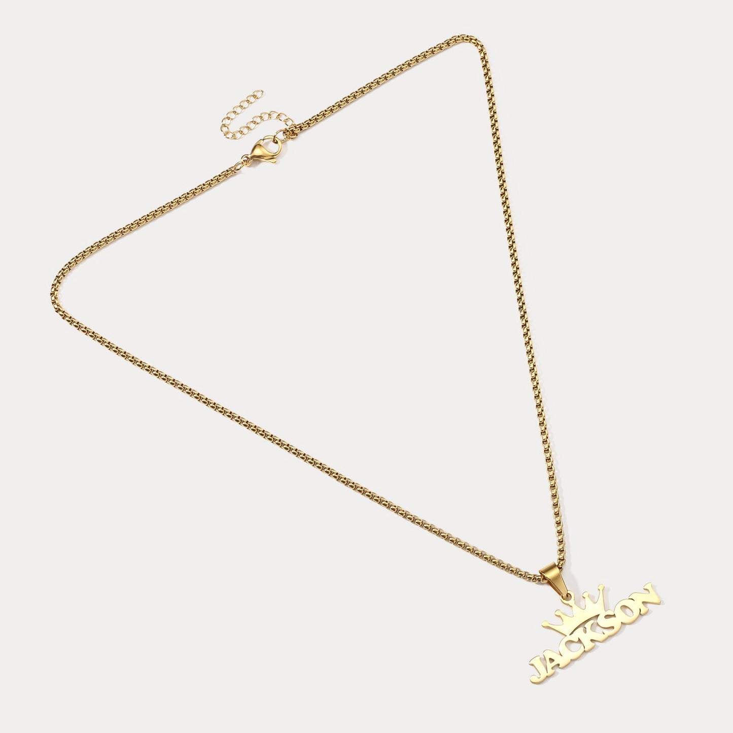 Crown Custom Name Necklace