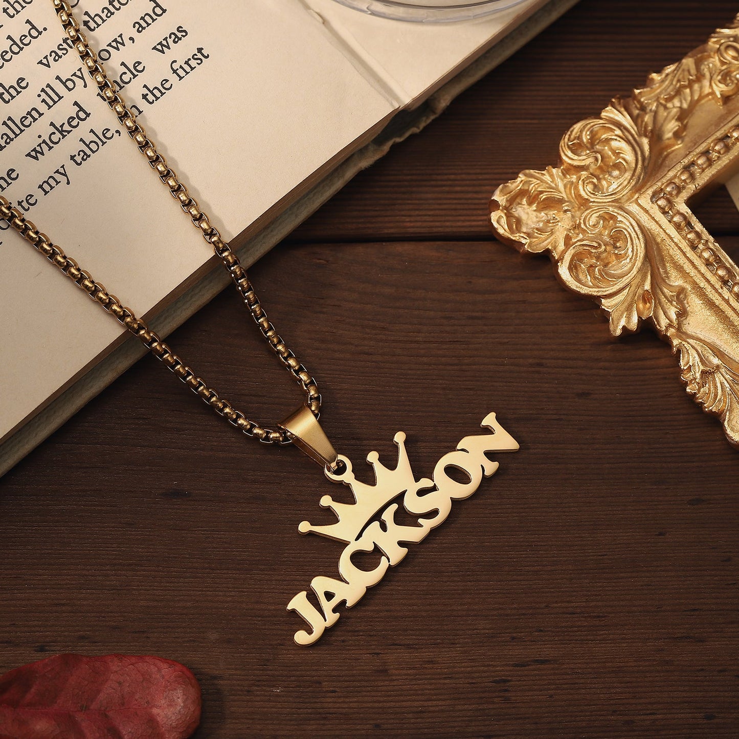 Crown Custom Name Necklace