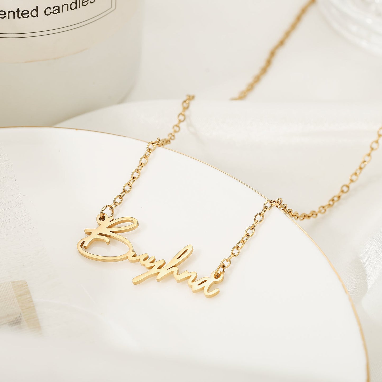 Custom Nameplate Necklace