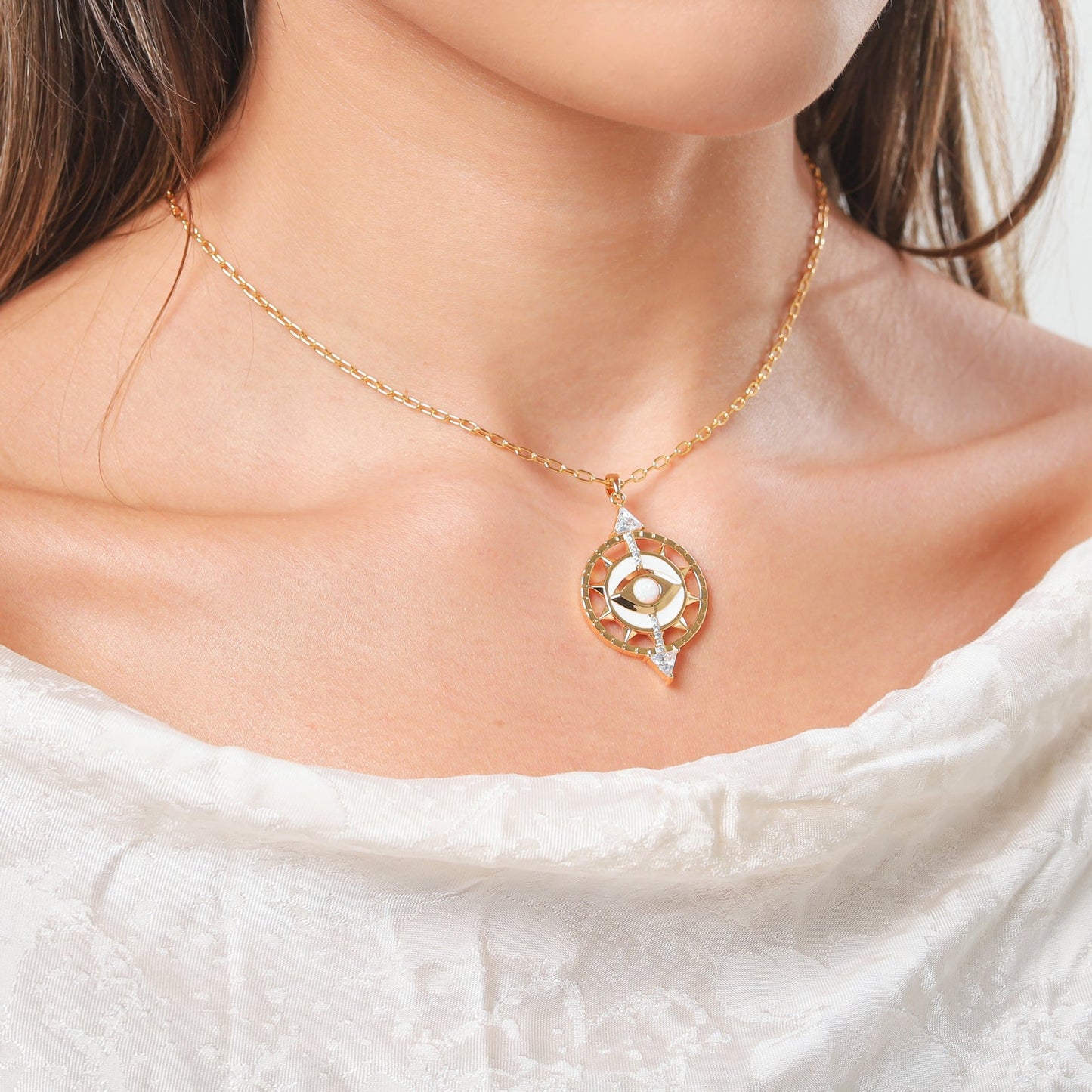 Cosmic Evil Eye Necklace