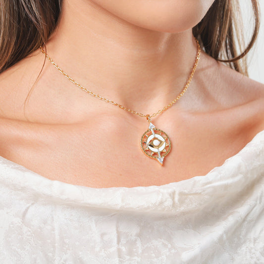 Cosmic Evil Eye Necklace