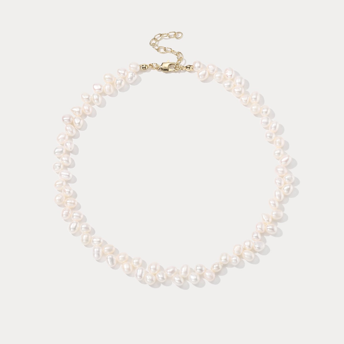 Interlaced Pearl Necklace