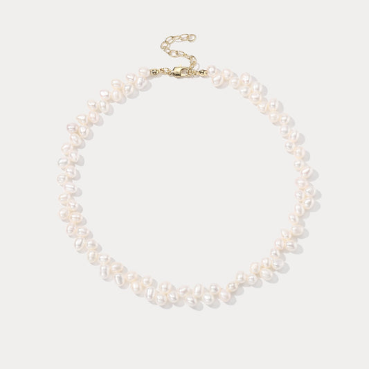 Interlaced Pearl Necklace