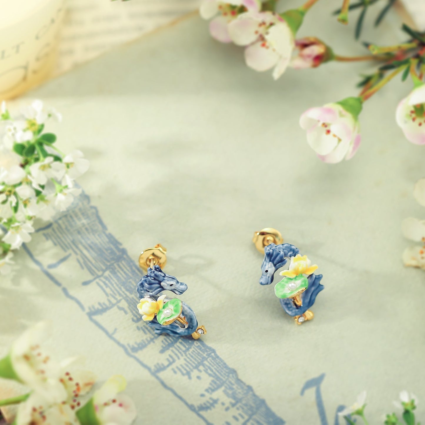 Dragon Lotus Earrings