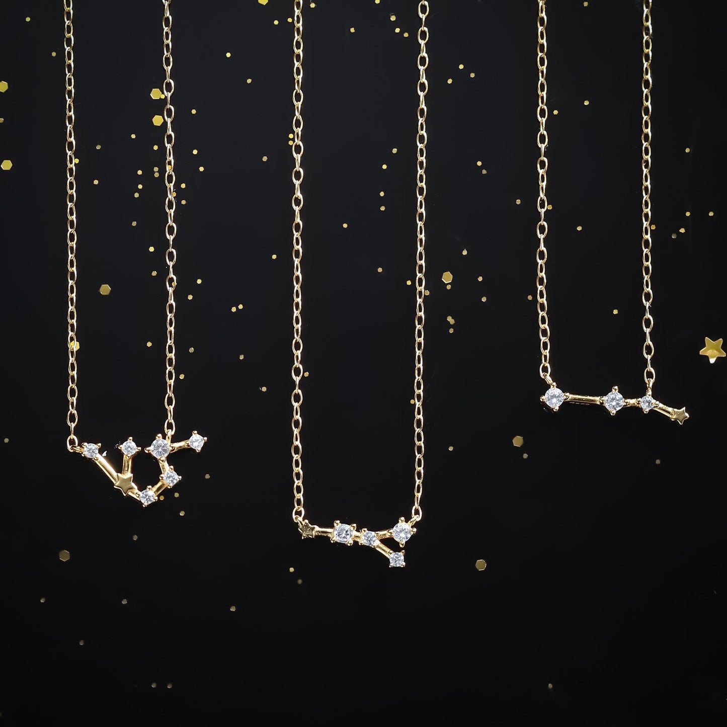 Constellation Silver Necklace - Aries