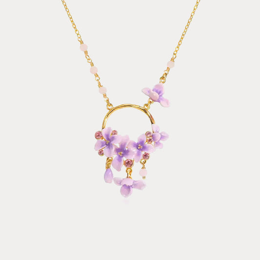 Early Lilac Pendant Necklace