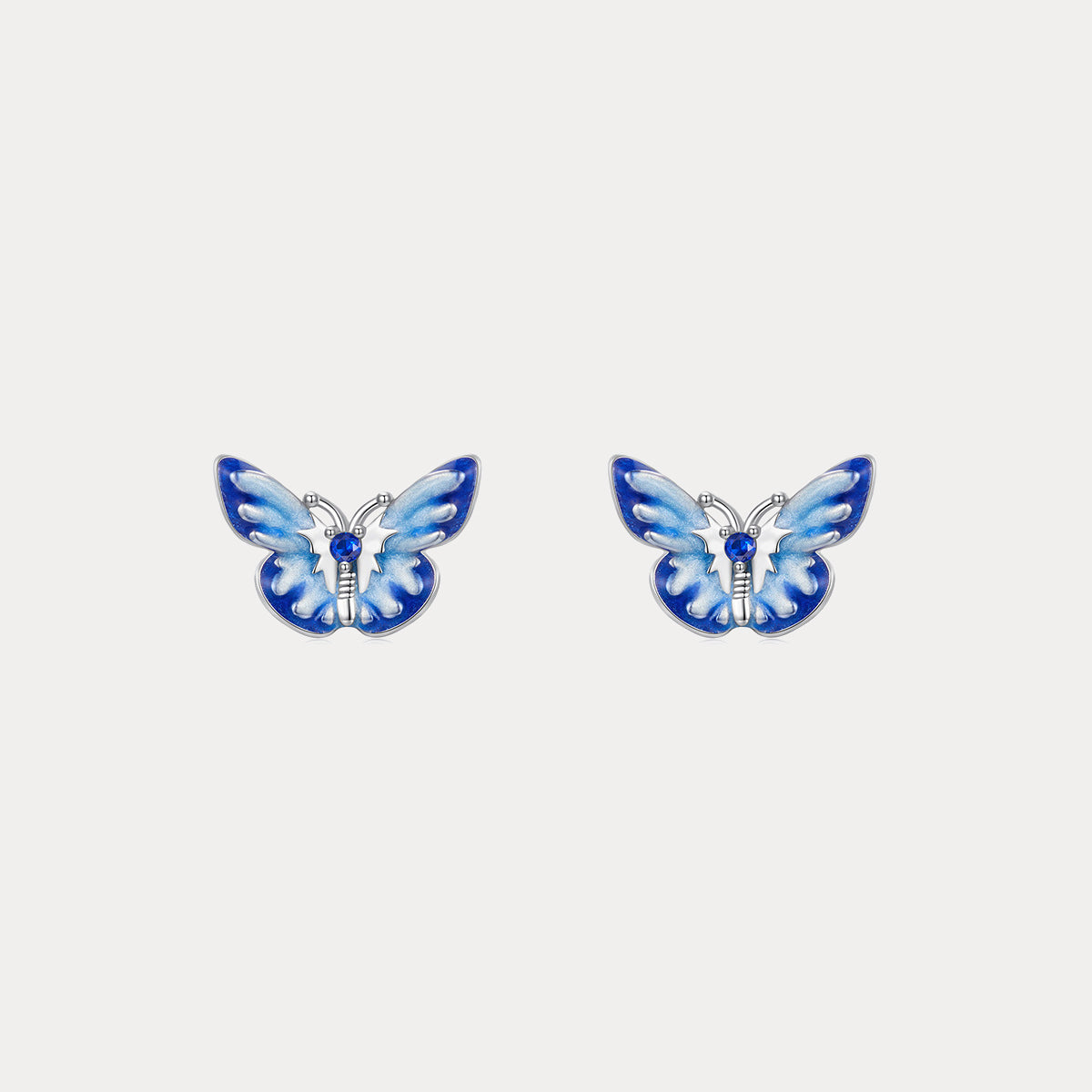 Blue Butterfly Earrings