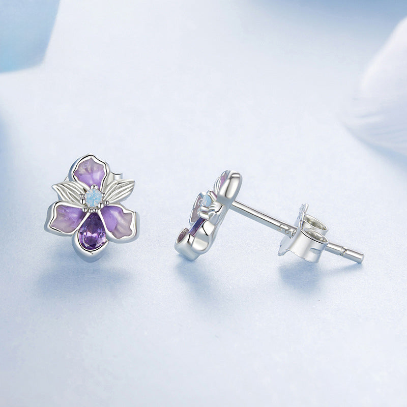 Iris Stud Earrings