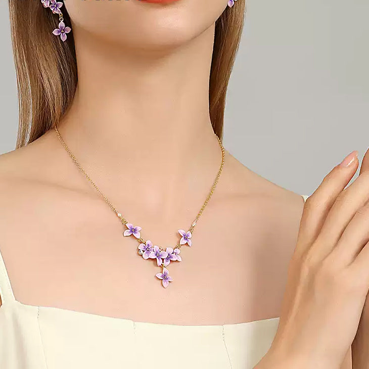 Early Lilac Necklace