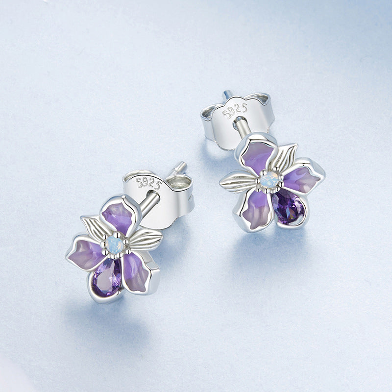 Iris Stud Earrings