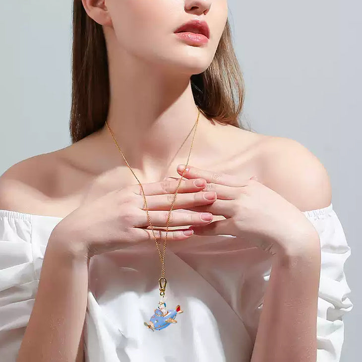 Pilot Rabbit Pendant Necklace