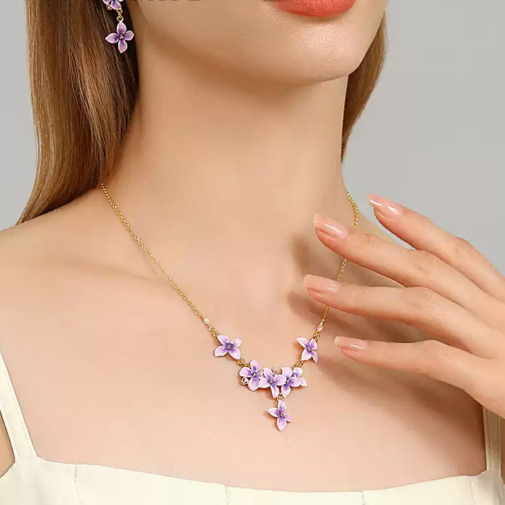 Early Lilac Necklace