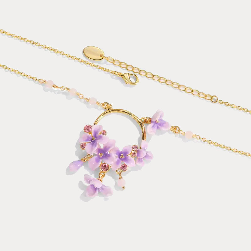 Early Lilac Pendant Necklace