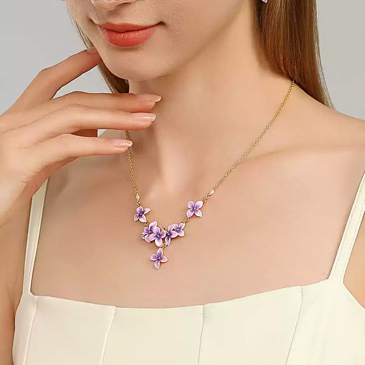 Early Lilac Necklace