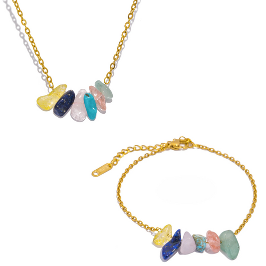 Energy Set - Gemstone Necklace and Bracelet